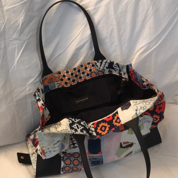 Tory Burch printed tote - Picture 3 of 3